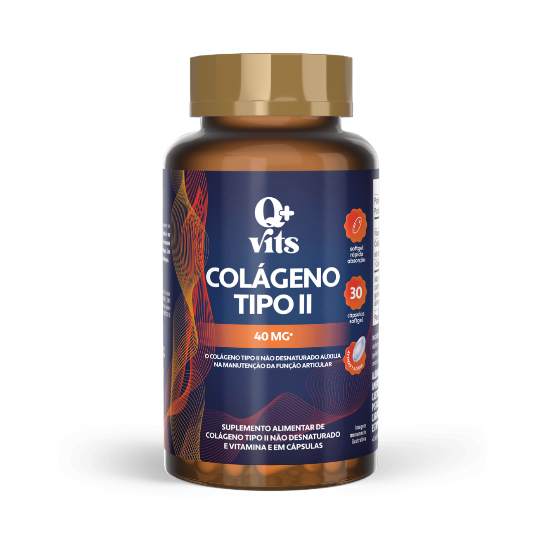 Colágeno Tipo II 40mg 30 Cápsulas Softgel