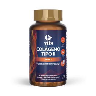 Colágeno Tipo II 40mg 30 Cápsulas Softgel