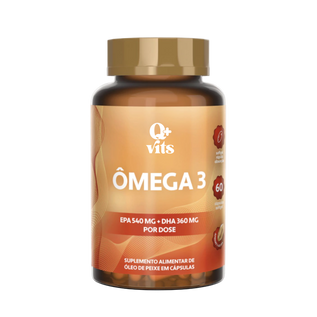 Ômega 3 1000mg EPA 540mg DHA 360mg 60 Cápsulas Softgel