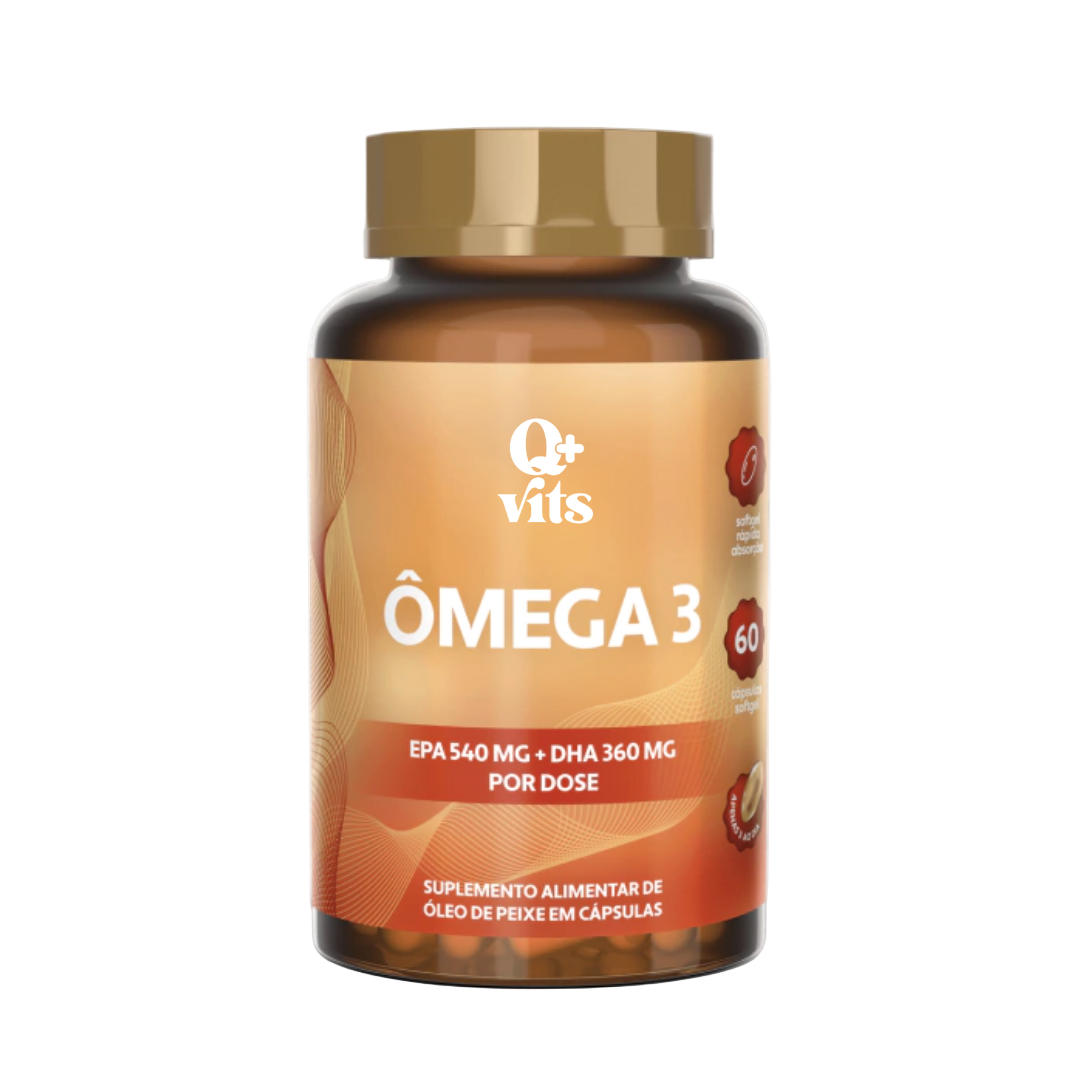 Ômega 3 1000mg EPA 540mg DHA 360mg 60 Cápsulas Softgel
