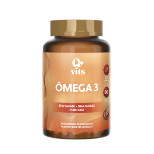 Ômega 3 1000mg EPA 540mg DHA 360mg 90 Cápsulas Softgel