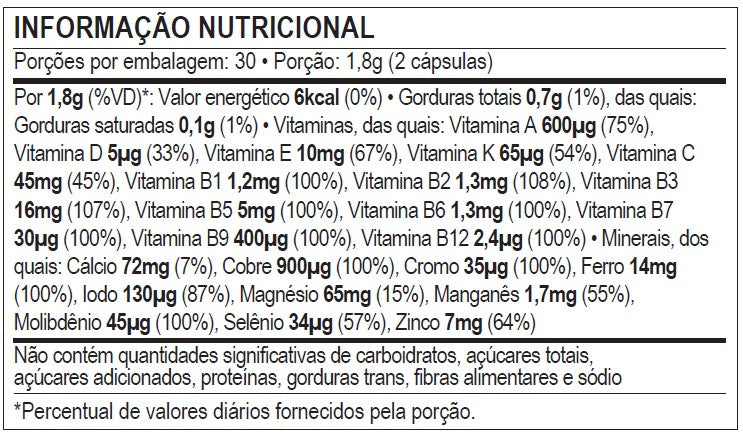 AZ Homem Sênior 50+ Completo 60 Cápsulas Softgel