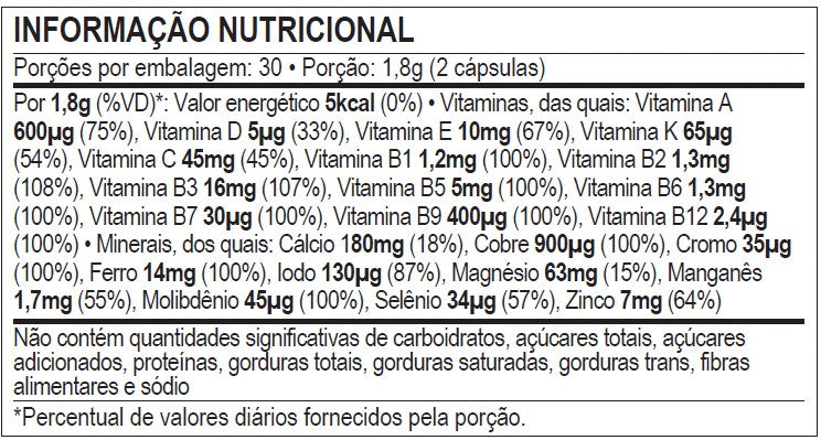 AZ Mulher Sênior 50+  60 Cápsulas Softgel
