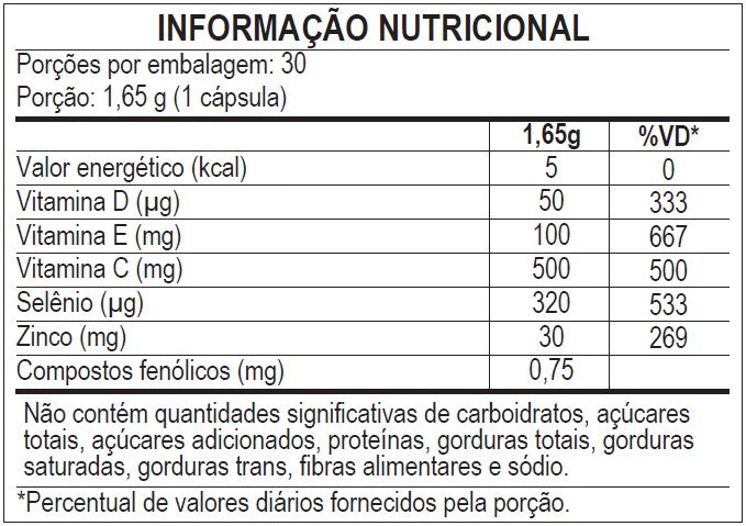 Imune Própolis 30 Cápsulas Softgel