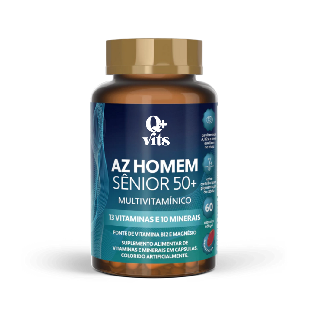 AZ Homem Sênior 50+ Completo 60 Cápsulas Softgel