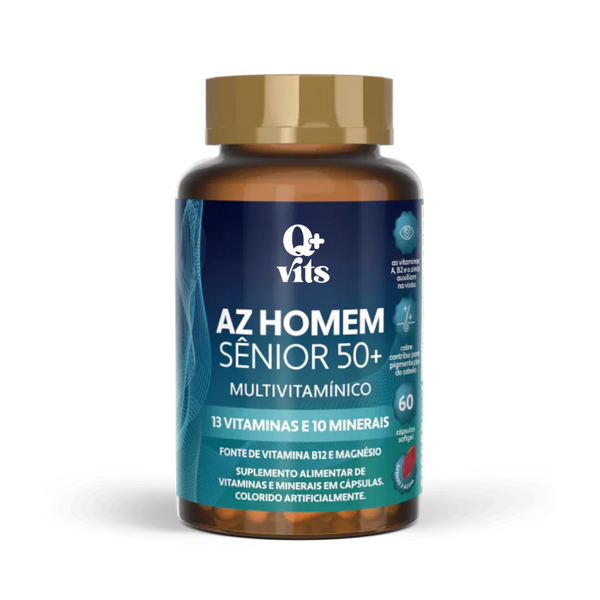 AZ Homem Sênior 50+ Completo 60 Cápsulas Softgel