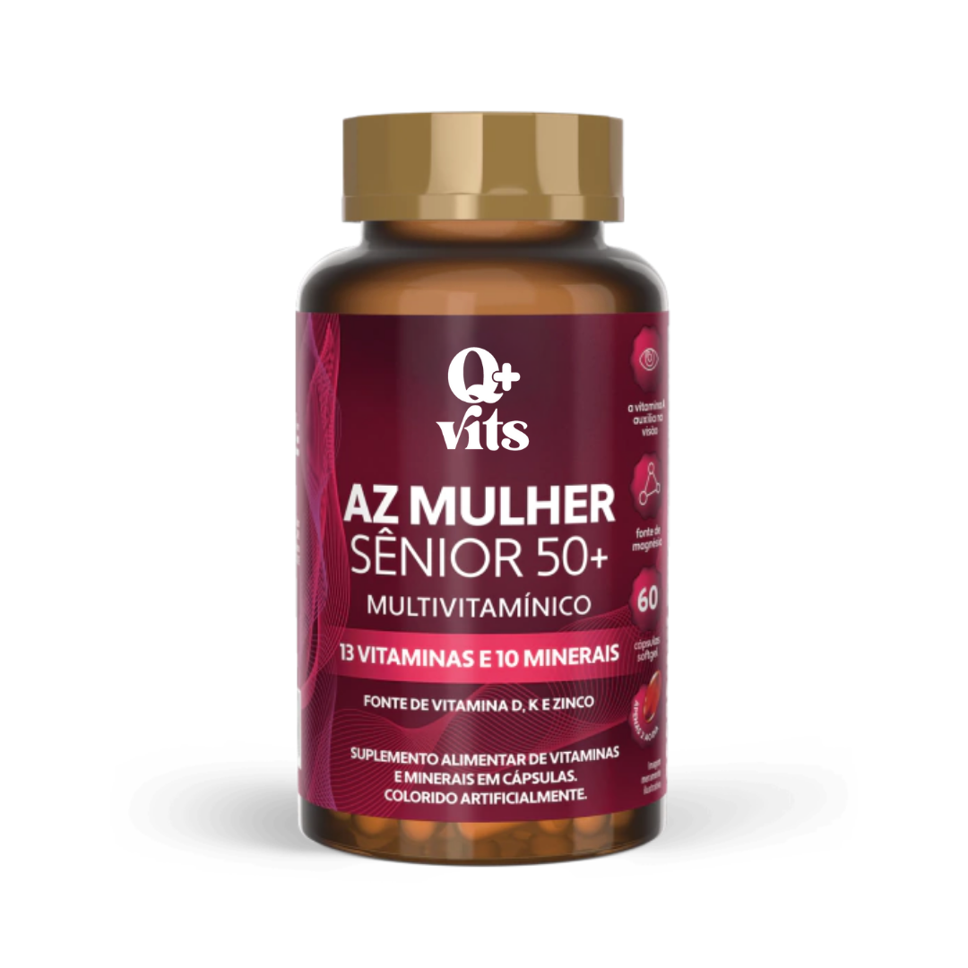 AZ Mulher Sênior 50+  60 Cápsulas Softgel