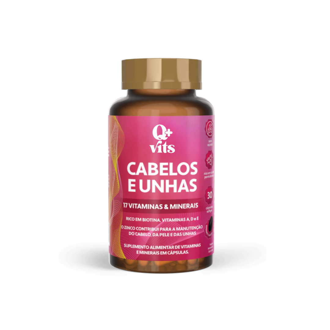 Cabelos e Unhas 30 Cápsulas Softgel