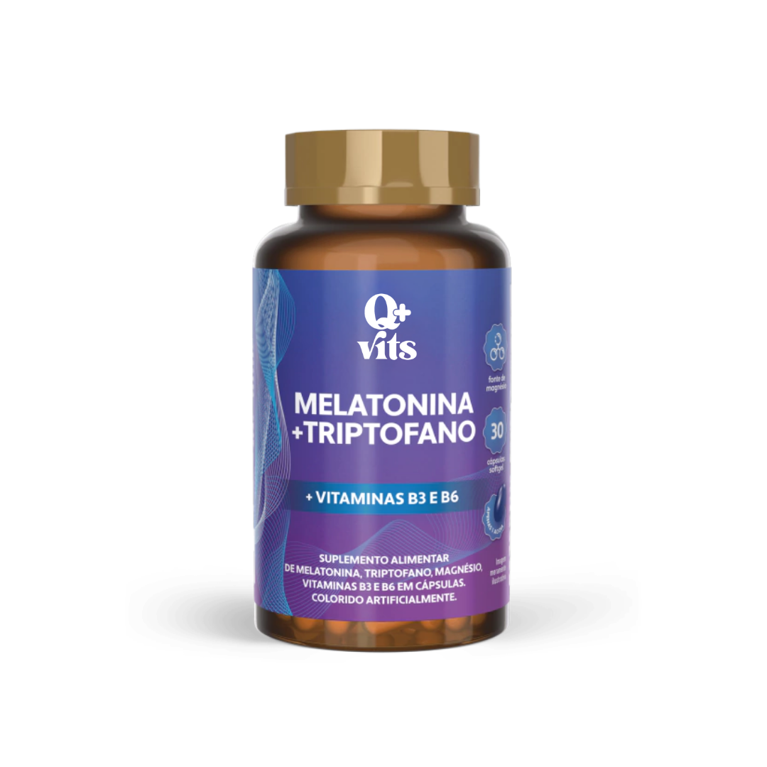 Melatonina + Triptofano 30 Cápsulas Softgel