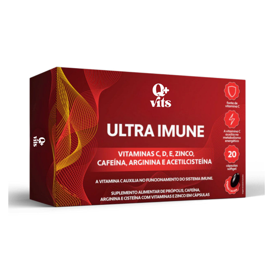Ultra Imune Energia 20 Cápsulas Softgel